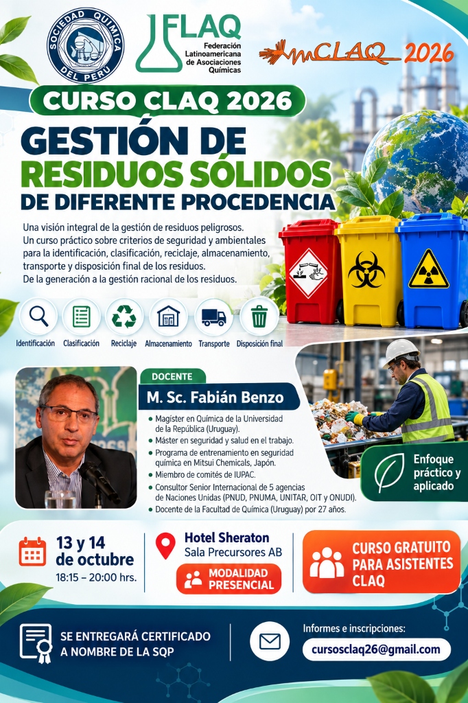 Curso Gestión de Residuos Sólidos CLAQ 2026